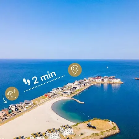 公寓 Blue Paradise - Exklusives Mit Finnischer Sauna Und Freiem Blick Auf Ostsee *